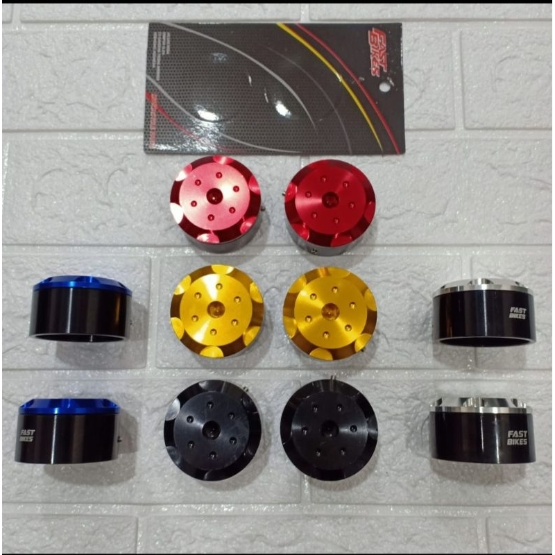 Cover Tutup As Shock Upside Down Fastbikes Full Cnc  Xabre R15 v3 Vixion New Universal
