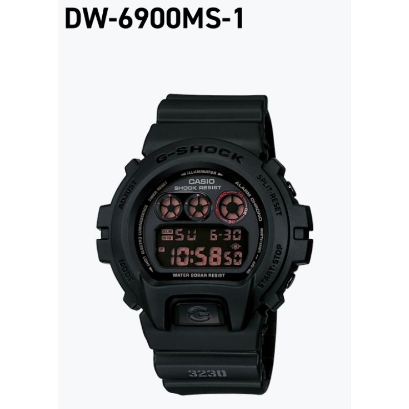 Casio G-Shock DW-6900MS-1DR