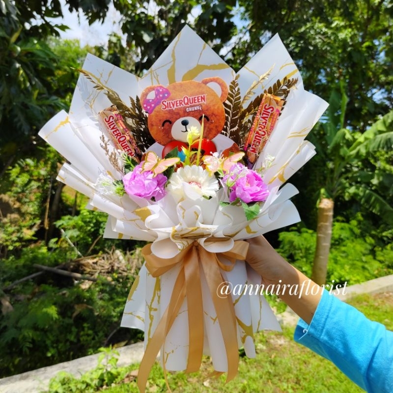 

Buket coklat beruang