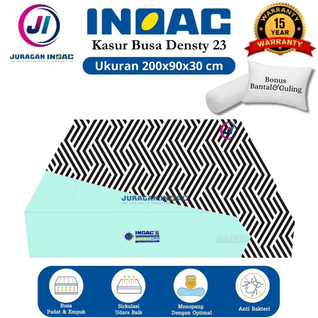 [ 200x90x30 ] Kasur Busa Inoac Single Murah Tebal 30 cm Garansi 20 Tahun Original