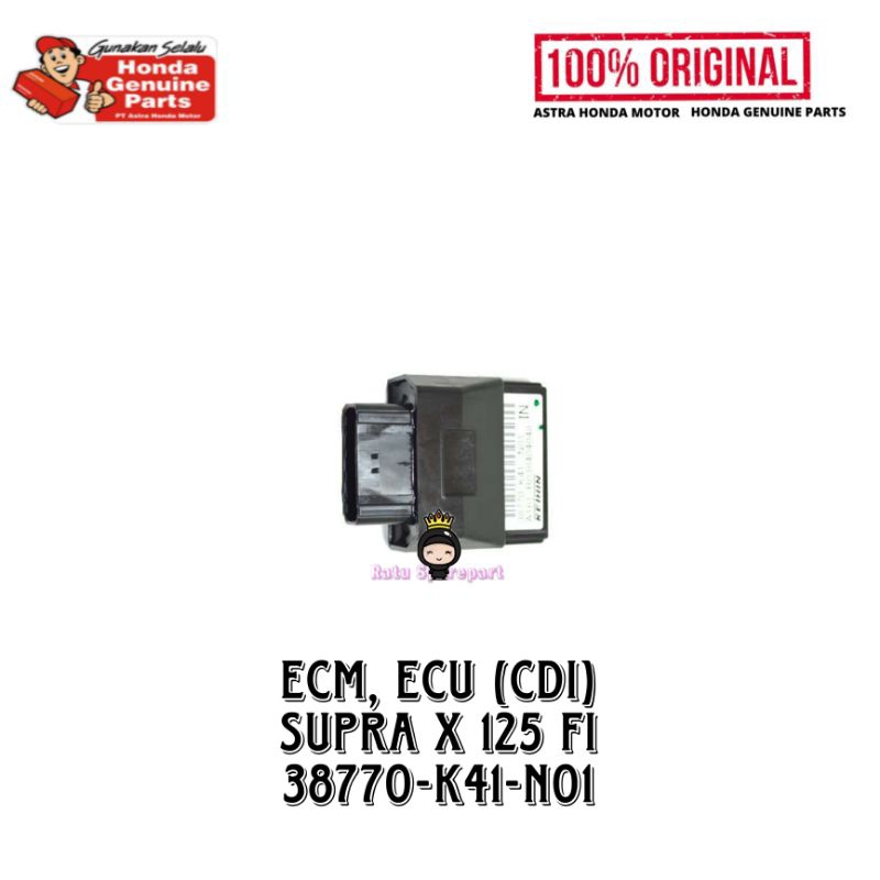 ECM, ECU (CDI) Honda Supra X 125 FI K41 Original - 38770-K41-N01 - ECU Supra X 125 FI Original - ECM
