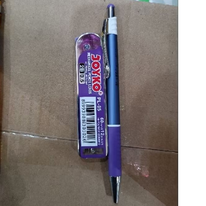 

Pensil Mekanik dan Refill 2B Joyko 0,5mm