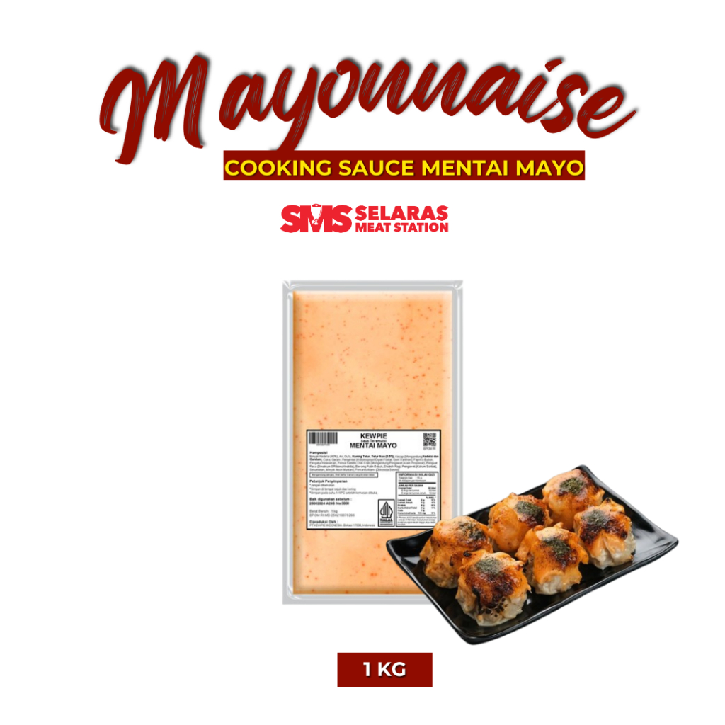 

Kewpie Cooking Sauce Mentai Mayo 1 Kg Saus Mentai