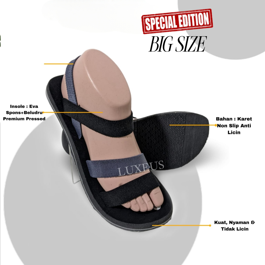 HOT SALE LUXEUS SANDAL GUNUNG WANITA / SANDAL GUNUNG WANITA ELASTIS / SANDAL WANITA KARET / SANDAL
