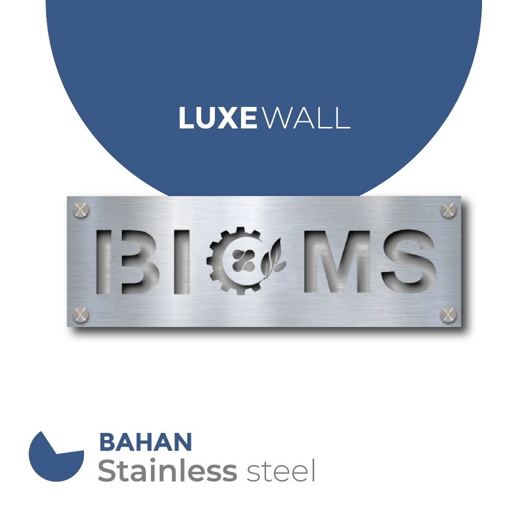 nomor rumah tempel stainless custom / nomor rumah tempel stainless / Nomer rumah