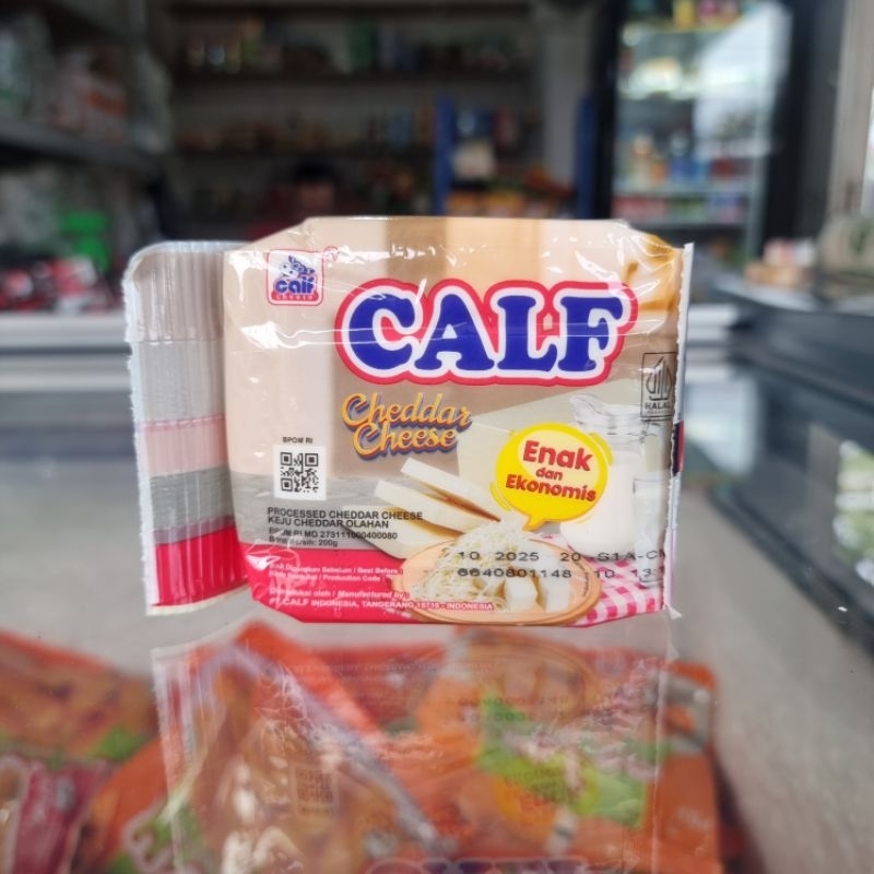 

Calf Keju Cheddar 200g