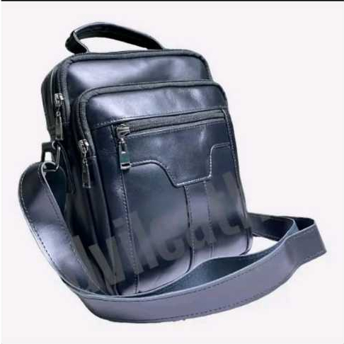 TAS KULIT SELEMPANG BAHU ORIGINAL PRIA TERBARU 100% KULIT SAPI