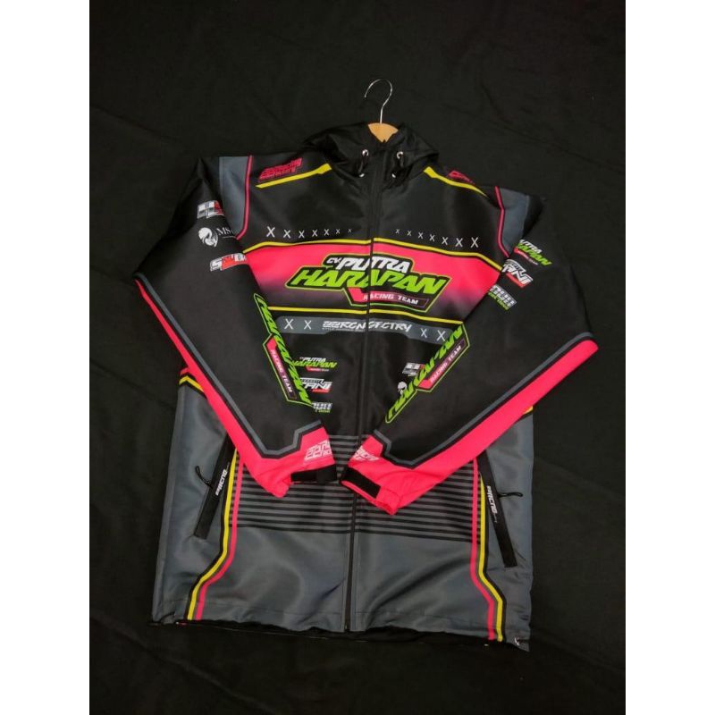 JAKET RACING PARASUT CUSTOM DESAIN SUKASUKA