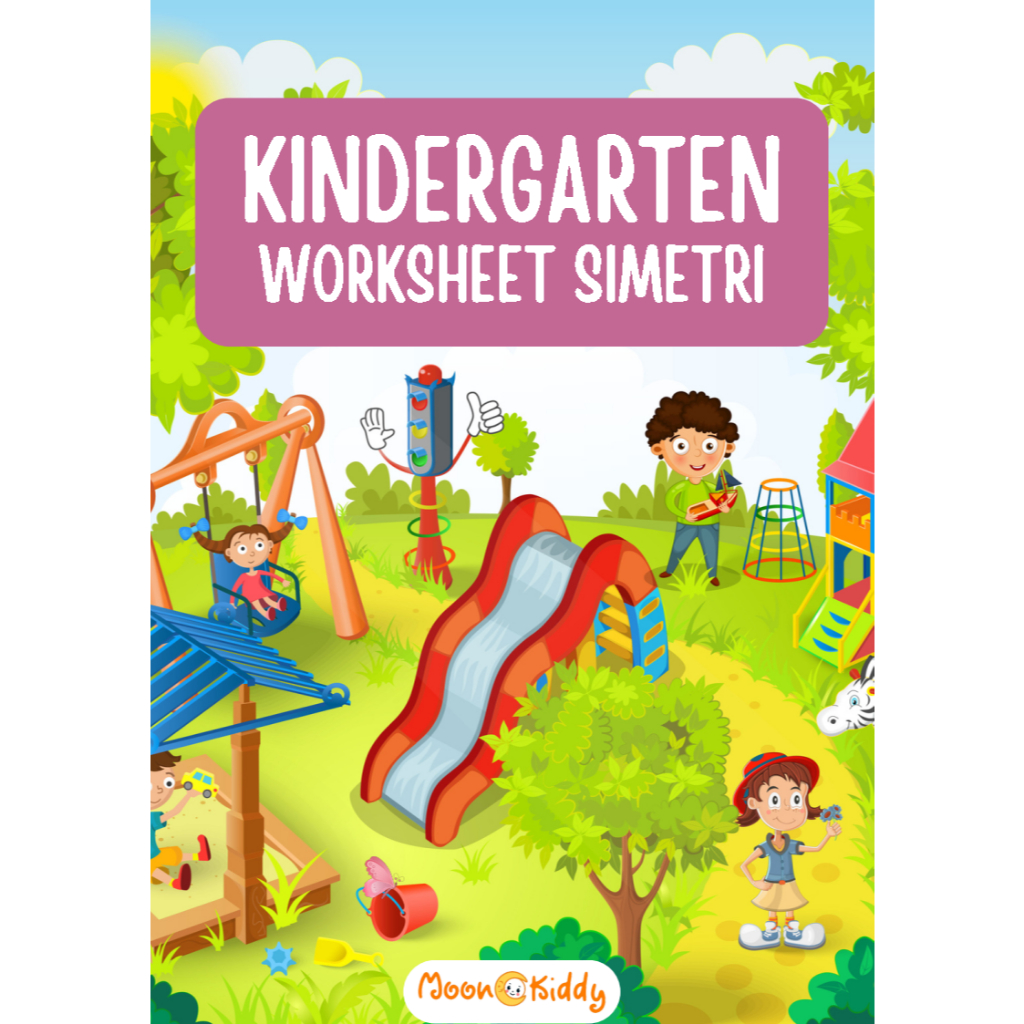 

Moon Kiddy Worksheet Kindergarten Simetri