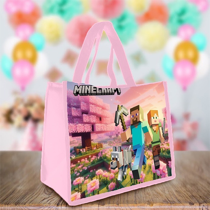 

Tas Ultah Minecraft Goodie Bag Souvenir Ulang Tahun Aqiqah Kartun Anak Lucu