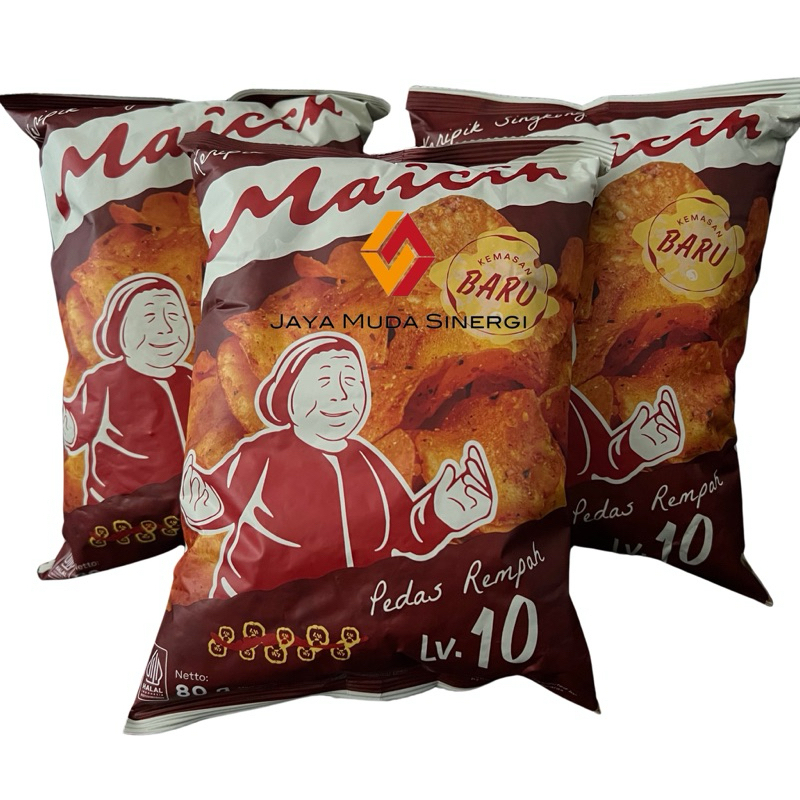 

MAICIH - KERIPIK LEVEL 10 - MAICIH KERIPIK SINGKONG LEVEL 10 - 100 GRAM - DISTRIBUTOR MAICIH