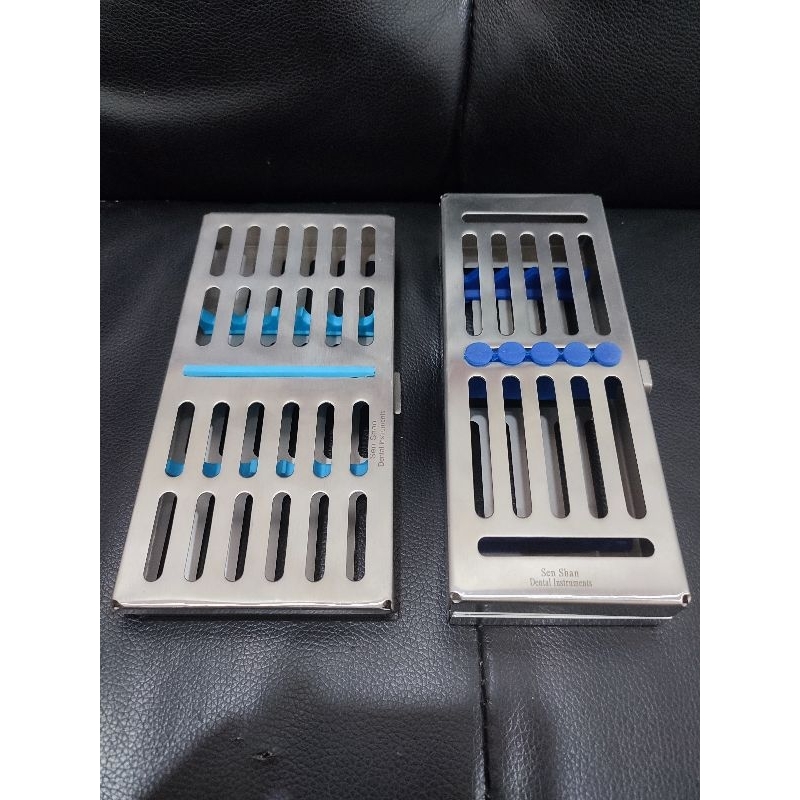 Baki Dental instrument Tray tempat penyimpanan instrument untuk Autoclave / cassete tray instrumen p