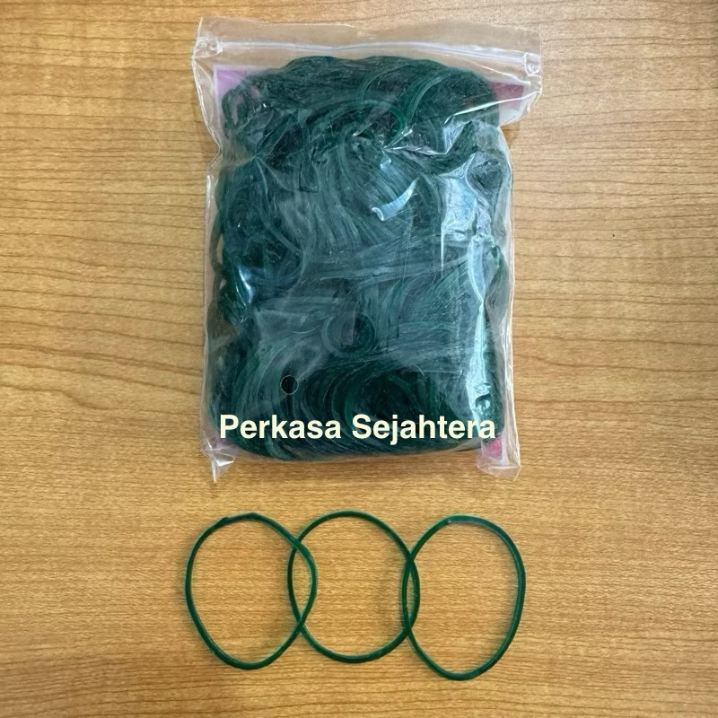 

Karet Gelang Sayur HIJAU BESAR 100Gr Per Pak