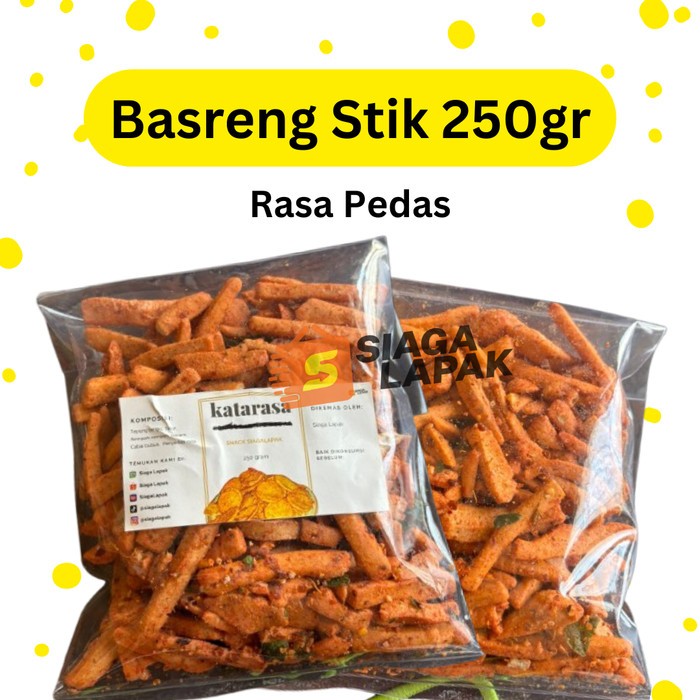 

Basreng STIK Pedas 250gr Katarasa Baso Goreng Pedes Daun Jeruk Cikruh