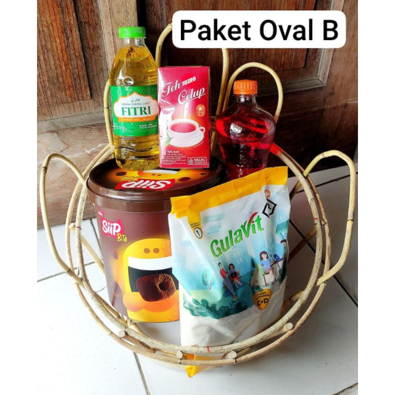 

HAMPERS IDUL FITRI KERANJANG PAKET OVAL B