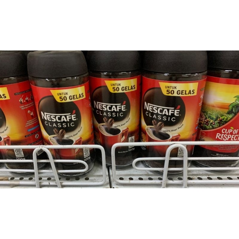 

NESCAFE CLASSIC 100GR UNTUK 50 GELAS