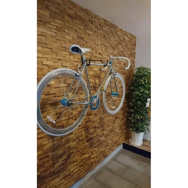 dinding kayu jati wood panel