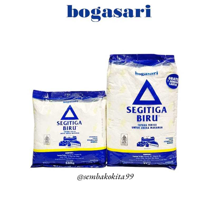 

Tepung Terigu Segitiga Biru || 500gr & 1kg