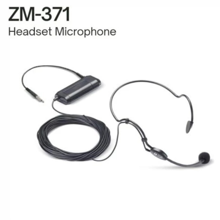 TOA ZM 371 HS Headset Microphone Mic Imam Masjid ORIGINAL TERBAIK