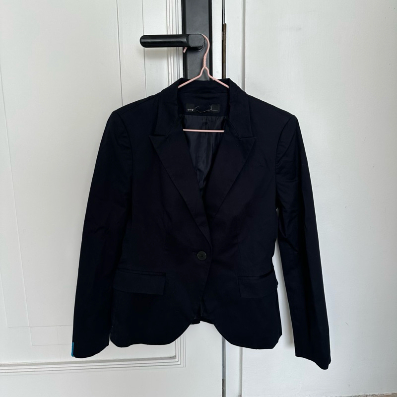[Preloved] Black Blazer (Size L)