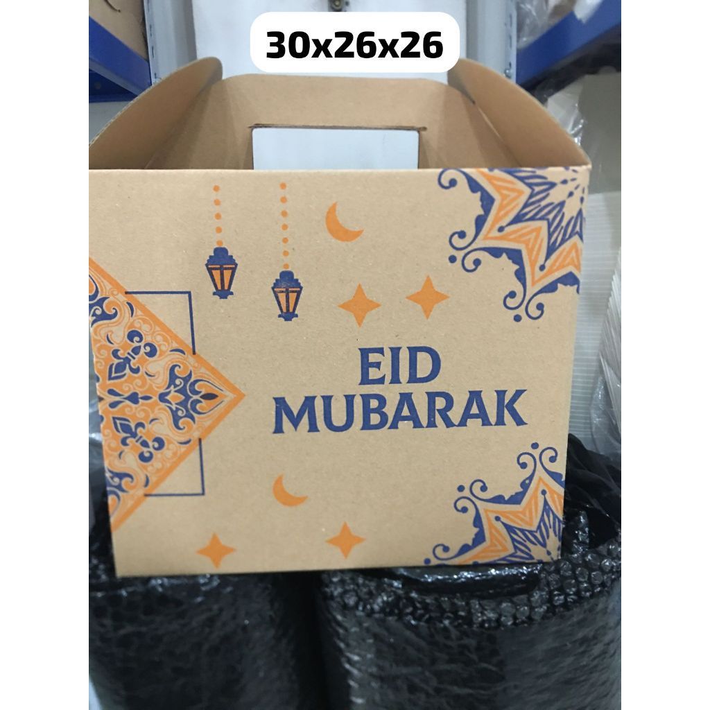 

KARDUS/GABLE BOX EFLUTE LEBARAN/HAMPERS DUS SEMBAKO UK30X20X20 dan 30X20X35