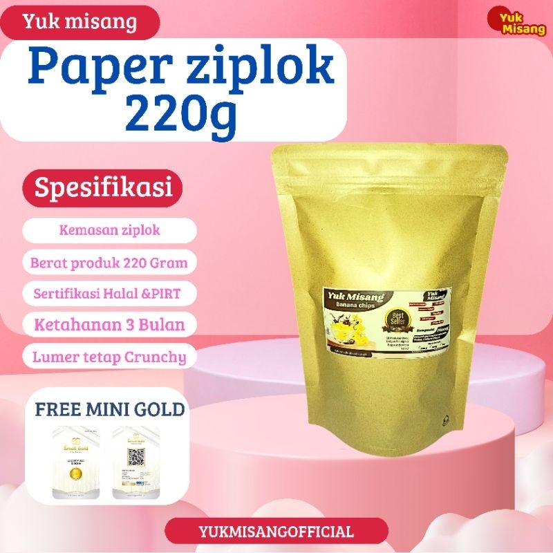 

Keripik Pisang Coklat Lumer Kemasan Ekonomis 220g