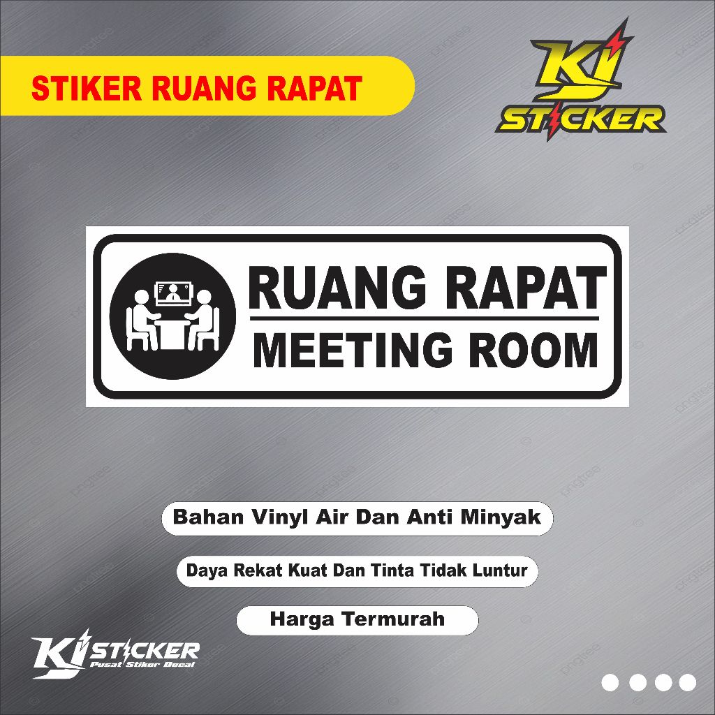 

Promo Stiker Ruang Meeting / Stiker Ruang Rapat / Stiker Kantor / Stiker Perkantoran / Stiker Ruang Pertemuan
