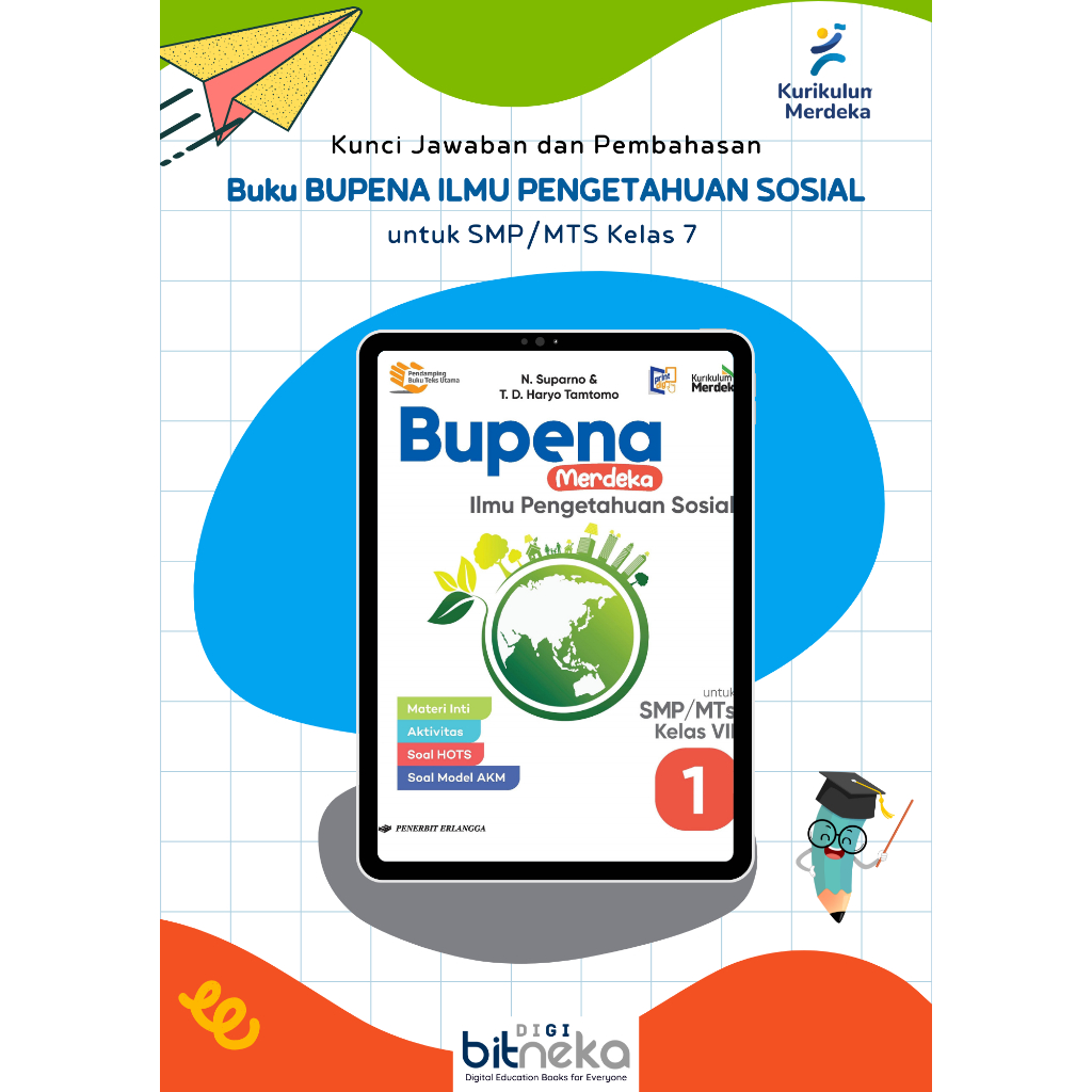 Kunci Jawaban Buku BUPENA IPS SMP/MTs Kelas 7 Kurikulum Merdeka-Erlangga