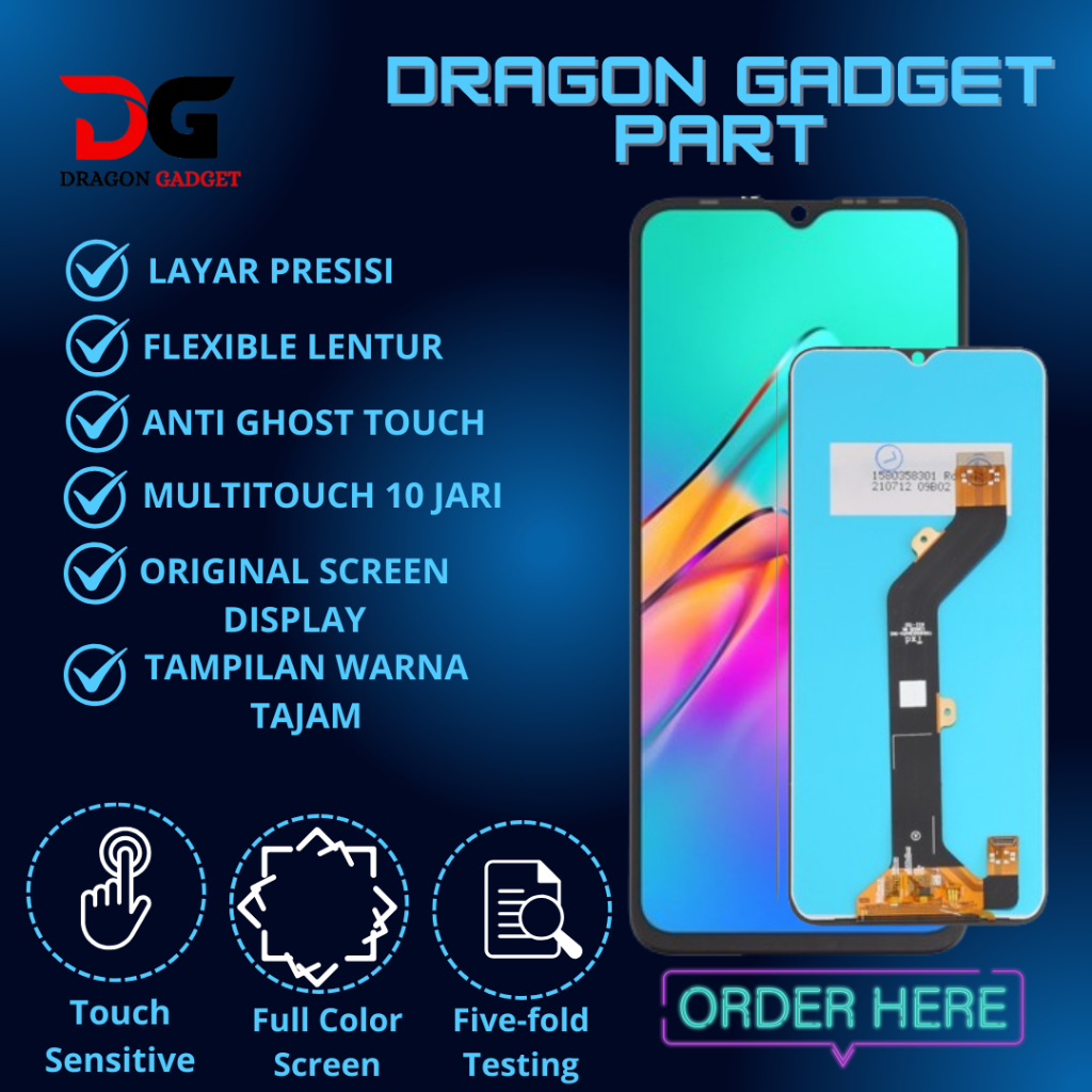 LCD INFINIX SMART 4 / SMART 4C / /X653 / X653C FULLSET ORIGINAL