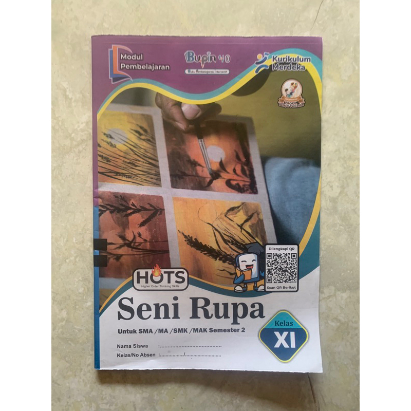 Buku LKS Seni Rupa (SBK) SMA / MA Kelas 10, 11, 12 (Minimal Pembelian 5 pcs)