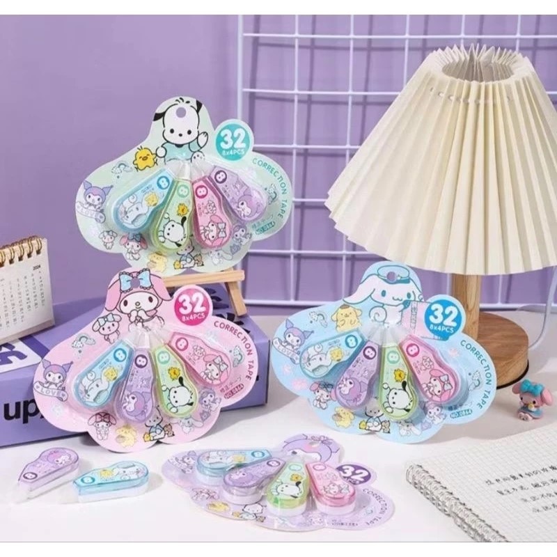

Tip Ex Roll Motif Sanrio / Tip Ex Roll Motif karater sanrio/ correction Tape Roll sanrio