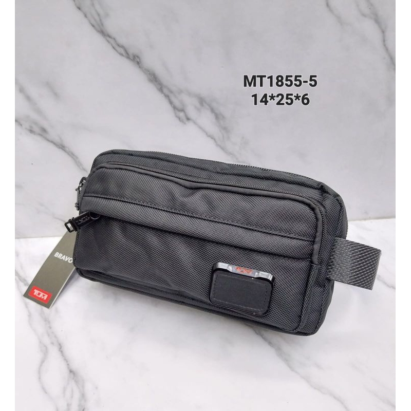 CLUTCH POUCH PRIA KANVAS IMPORT TU TAS JINJING BRANDED 6755