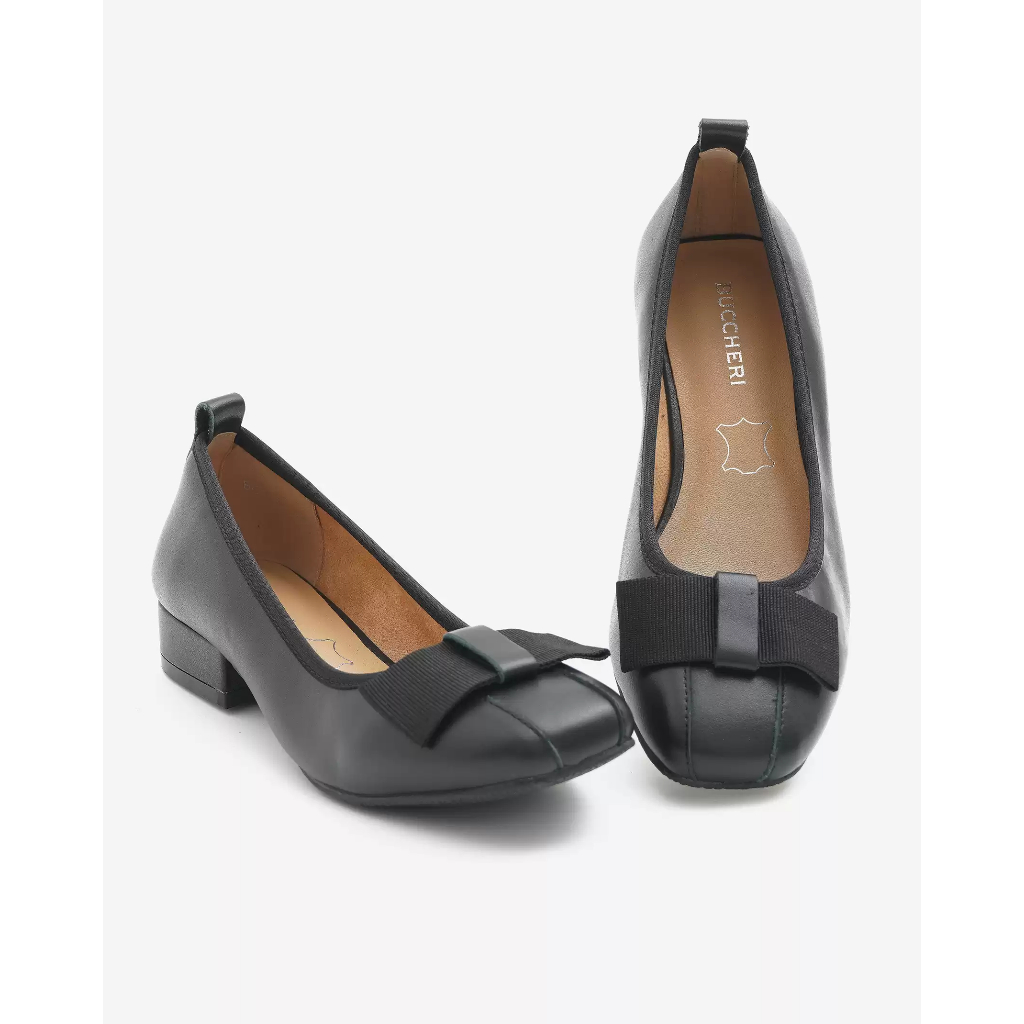 Buccheri Quinby Sepatu Hitam Wanita-bc1025