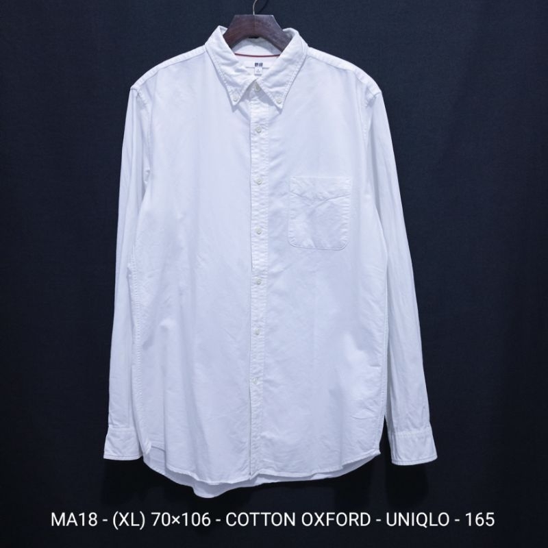 kemeja putih pria uniqlo (MA18)