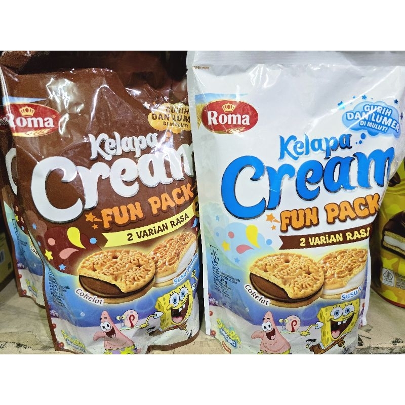 

Roma Kelapa Cream Fun Pack 2 Varian rasa 278 Gram