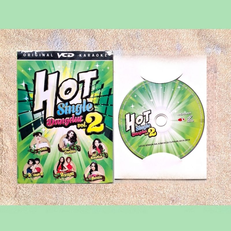 VCD Original Dangdut Nagaswara - Hot Single Dancedhut Vol 2