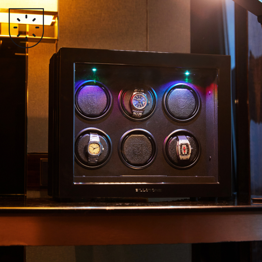 BILLSTONE Paragon 6 Watch Winder | Pemutar Jam Tangan
