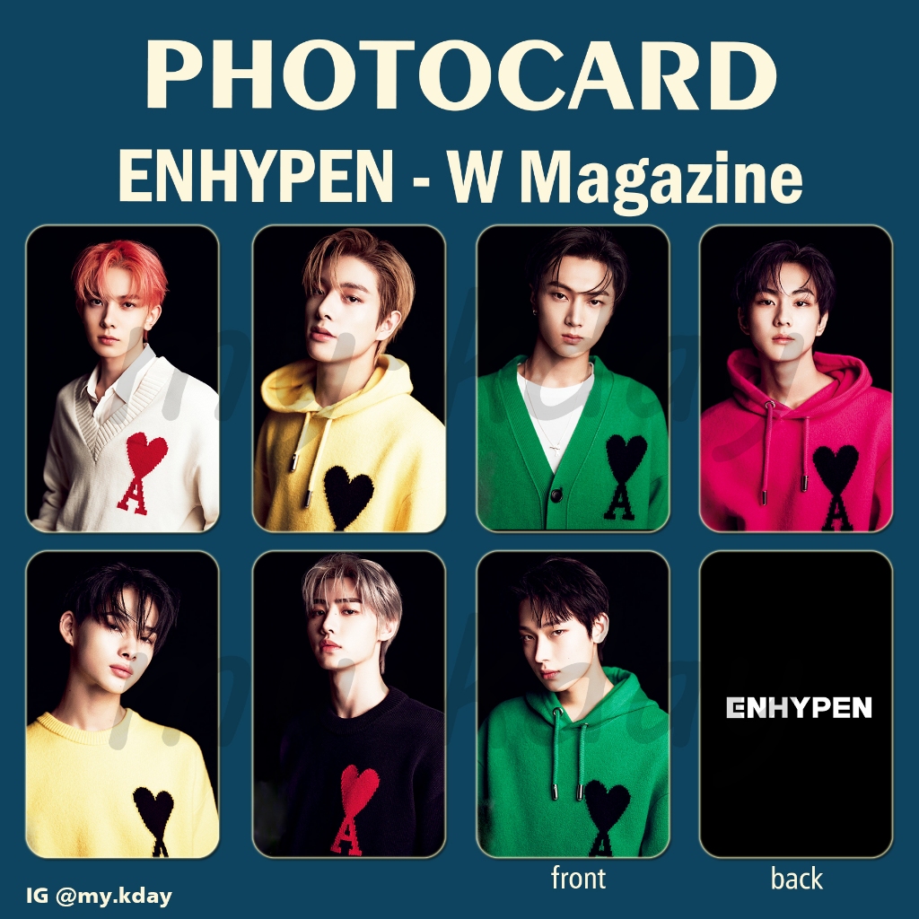 PC-0803, Unofficial Photocard ENHYPEN W 2 sisi