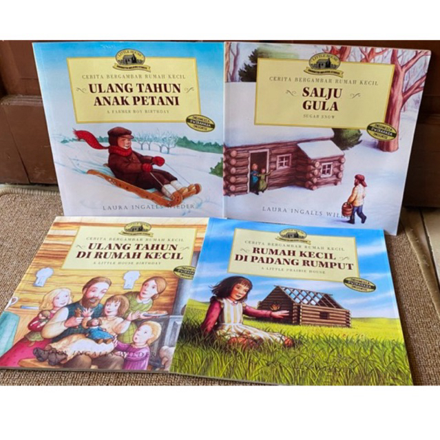 Buku Cerita Bergambar Rumah Kecil (set 4 -Buku)
