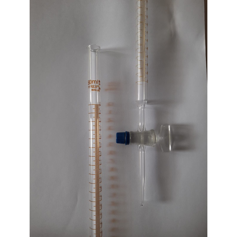 Buret 50ml Kran Glass Pyrex