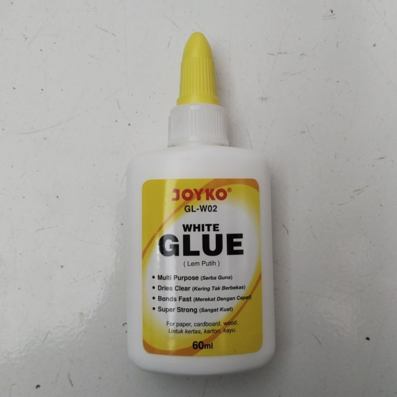 

lem putih kertas kayu, lem prakarya, lem putih 60 gram