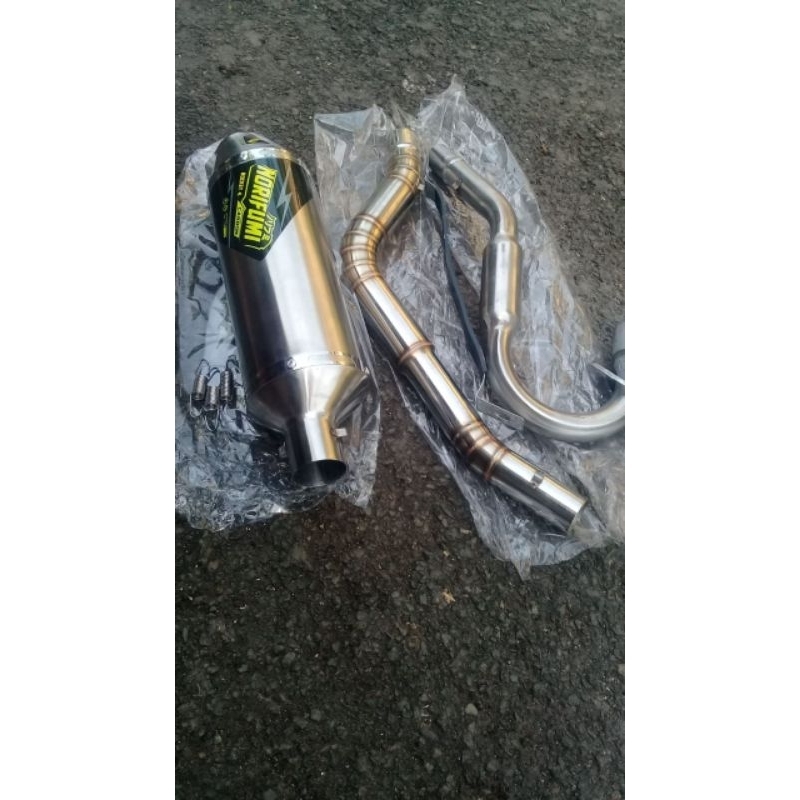 Knalpot Racing KLX crf Wr 155 KSR 110 Suara gahar