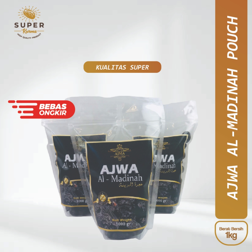 

KURMA AJWA MADINAH 1KG (kemasan pouch)