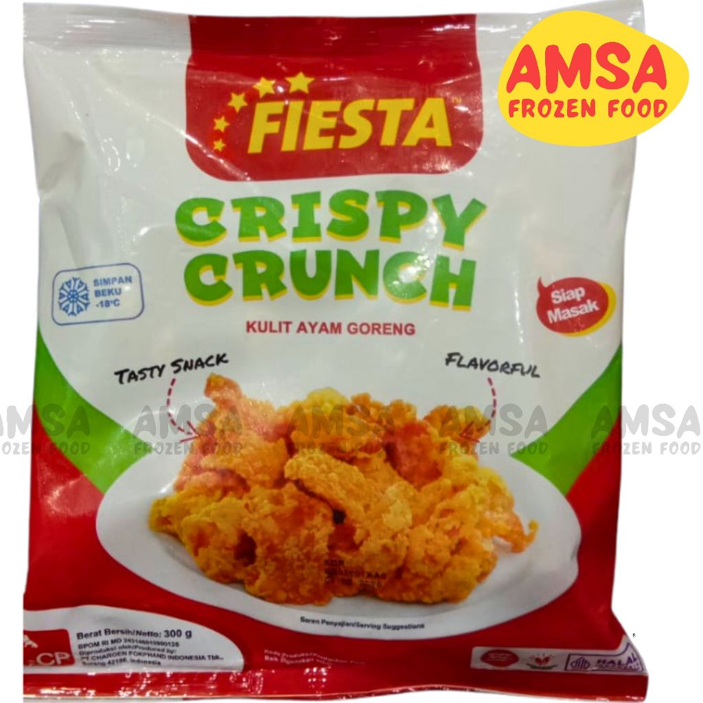 

Fiesta Crispy Crunch 300 gr / Kulit Ayam Krispi / Chicken Skin