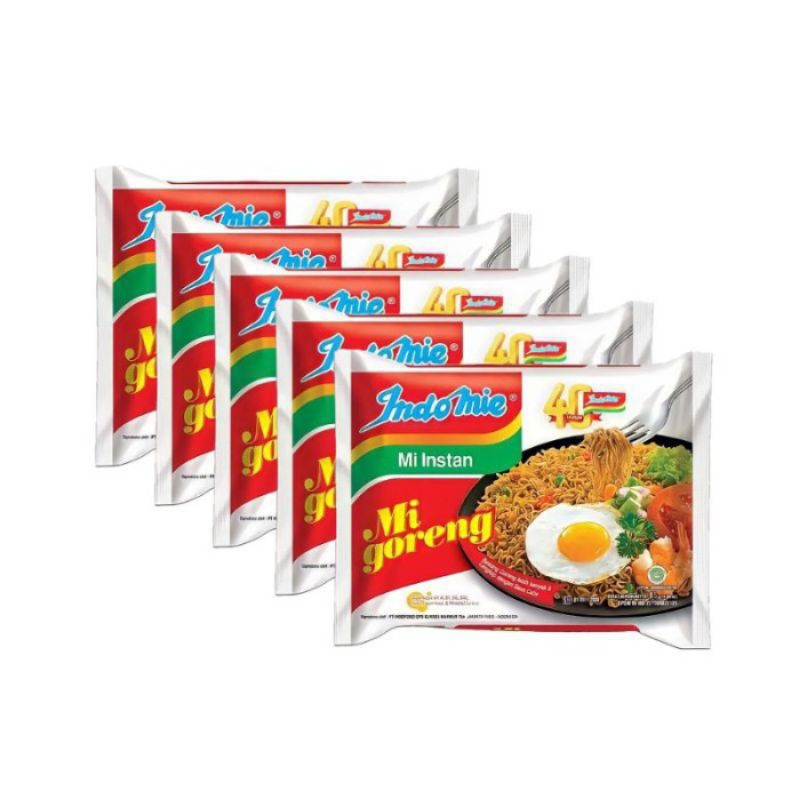 

Mi instan Indomie goreng 5pcs