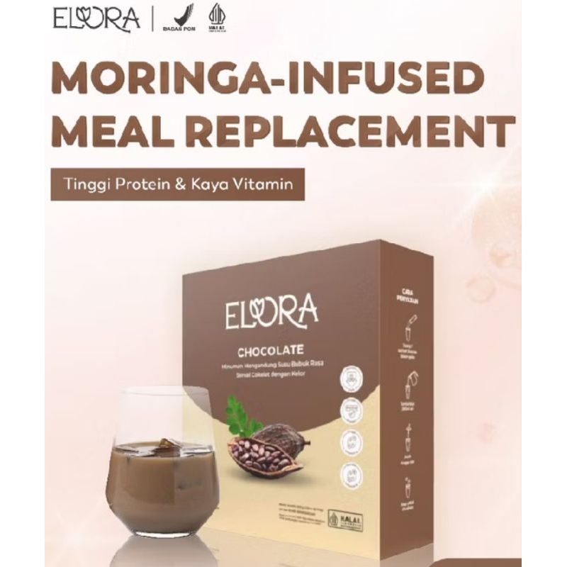 

(BARU) Elora Meal Replacement rasa coklat
