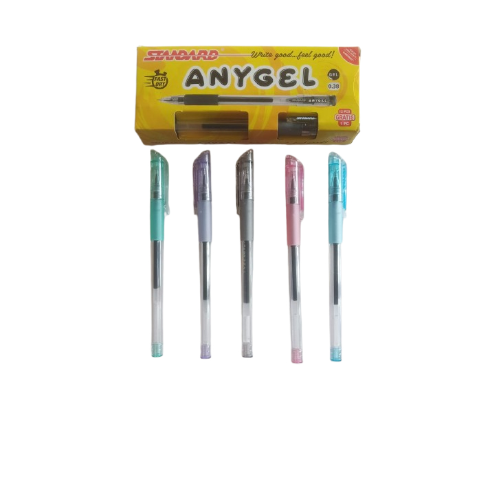 

12+1 Pena Gel/ Pulpen Gel/ Gel Pen Anygel Standard
