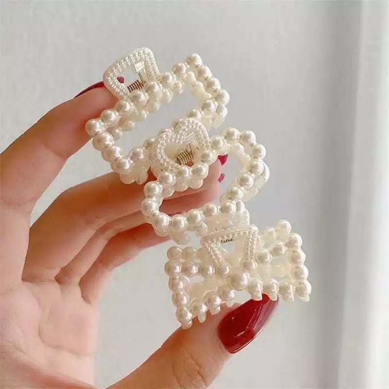 Jepit Rambut Klip Mutiara Kecil Jepitan Rambut Mutiara Kecil Fashion Korea