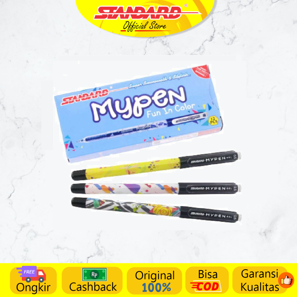 

Standard - Pulpen Mypen 0.5 ( Alat Tulis / Pen / Ballpoint / Pena )