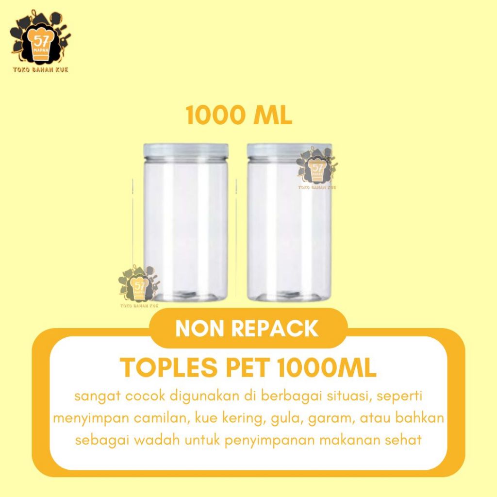 

TOPLES PET TUTUP ULIR BENING 800 ML DAN 1000ML @1 PCS, DISARANKAN PAKAI BUBBLE WRAP!